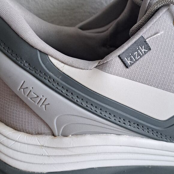 Kizik London All Terrain Alloy Poppyseed Mens 12 Wide Gray Slip-On Shoes Sneaker - Picture 11 of 16